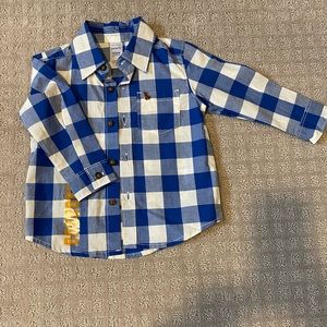 Brand new boys button up